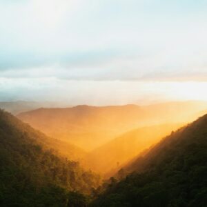 green mountains under white sky during daytime